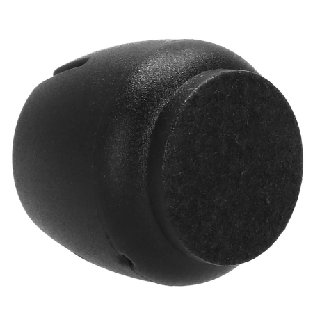 Set 16 protectii pentru picioare de mobilier cu baza din fetru, Ø14-16 mm, negru [17]