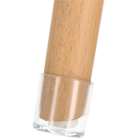 Set 16 protectii pentru picioare de mobilier, silicon PVC, Ø18 mm, transparent [10]