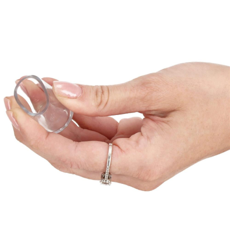 Set 16 protectii pentru picioare de mobilier, silicon PVC, Ø18 mm, transparent [16]