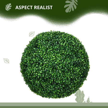  Set 2 Bile Topiary Buxus - Plante Artificiale pentru Casa & Gradina [8]