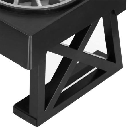 Set 2 boluri stand reglabil inaltime unghi caini inox, 2x21 cm, ergonomic, argintiu [10]
