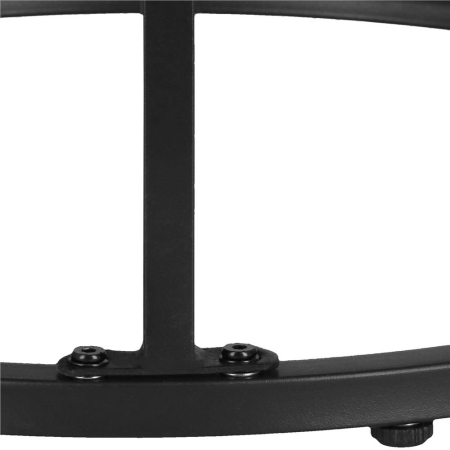 Set 2 mese pentru cafea suprapozabile, cadru otel, 70x70x47 cm si 50x50x40 cm, maro [10]