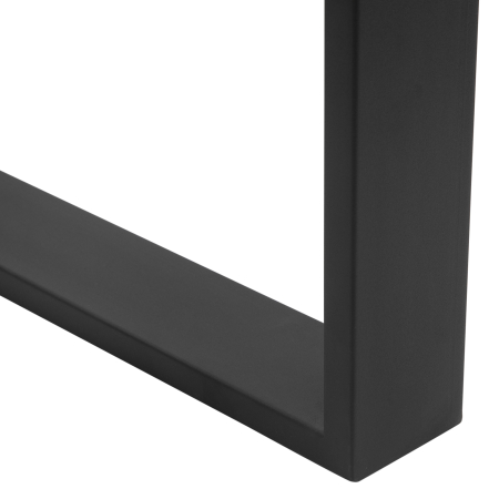  Set 2 Picioare de Masa Dreptunghiulare din Otel, 60x8x72 cm, Negru [8]