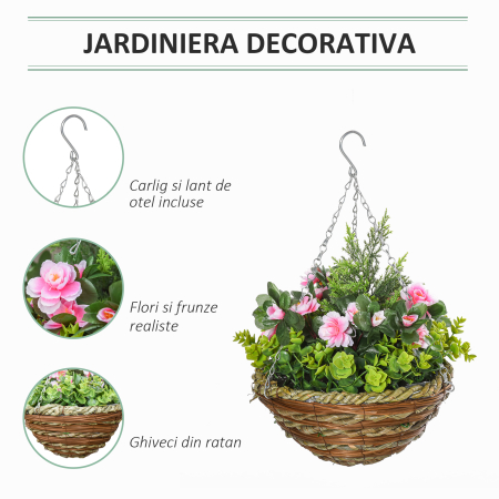  Set 2 Plante Lisianthus - Ghiveci Rachita, Decorative pentru Agatat [3]