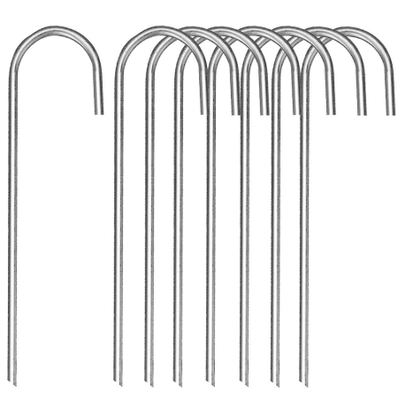 Set 2 porti de fotbal metalice, 122x183cm, profil 25mm, cu elemente de fixare [8]