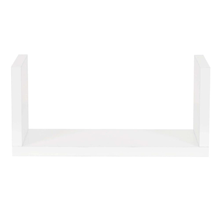 Set 3 rafturi perete mdf decorative organizare 30 45 60 cm, 15 cm adancime, design modern, alb [6]