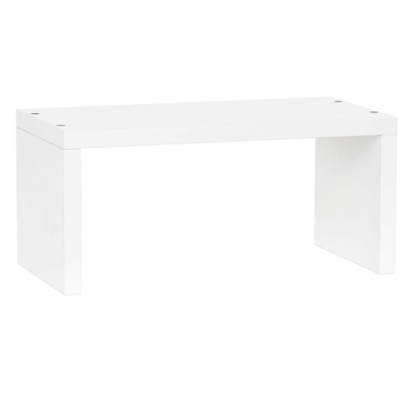 Set 3 rafturi perete mdf decorative organizare 30 45 60 cm, 15 cm adancime, design modern, alb [14]