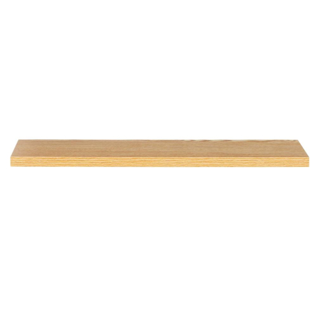Set 3 rafturi plutitoare perete mdf suport metalic 30 45 60 cm, 15 cm adancime, design modern, maro [13]