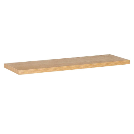 Set 3 rafturi plutitoare perete mdf suport metalic 30 45 60 cm, 15 cm adancime, design modern, maro [9]