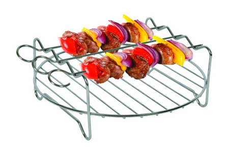 Set 4 accesorii Tefal XA112010, 17 cm, compatibile cu friteuzele cu aer cald Easy Fry XL, tava pentru pizza, vas pentru copt, gratar pentru friptur� [2]