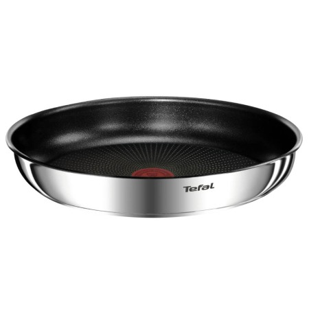 Set 4 piese Tefal Ingenio Emotion L897S455, tigaie de 22/24/28 cm, maner detasabil, invelis antiaderent, Thermo-Signal, inductie, argintiu [4]