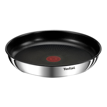 Set 4 piese Tefal Ingenio Emotion L897S455, tigaie de 22/24/28 cm, maner detasabil, invelis antiaderent, Thermo-Signal, inductie, argintiu [2]