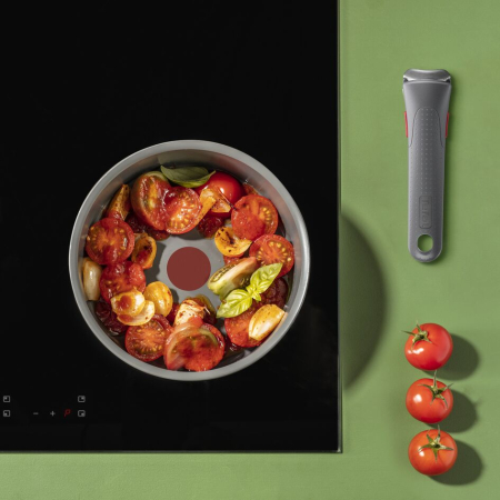 Set 4 piese Tefal Ingenio Renew L2609402, oale 16 / 18 / 20 cm, maner detasabil, inductie, invelis antiaderent ceramic, 100% aluminiu reciclat, g [5]