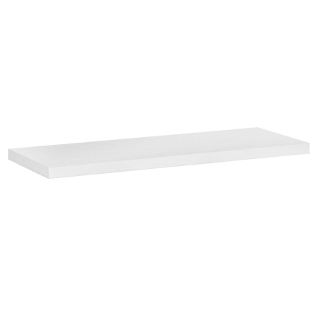 Set 4 rafturi supendate de perete, MDF cu suport metalic ingropat, 40x15 cm, alb [8]