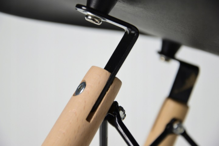 Set 4 scaune de bucatarie, design scandinav modern, sezut cu burete, alb [6]