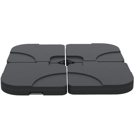 Prelate, pavilioane, umbrele terasa -  Set 4buc Baza pentru Umbrela de Gradina in Plastic 50 × 50 × 7.5cm