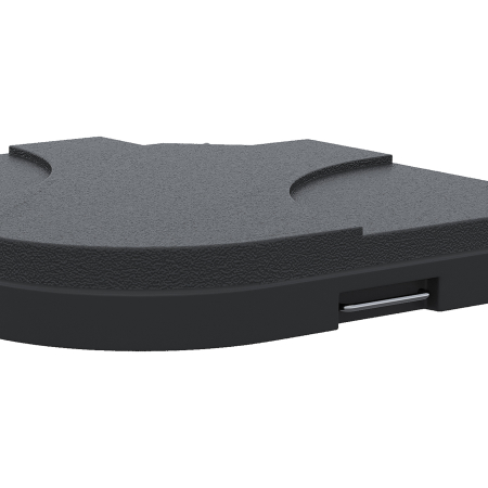  Set 4buc Baza pentru Umbrela de Gradina in Plastic 50 × 50 × 7.5cm [8]