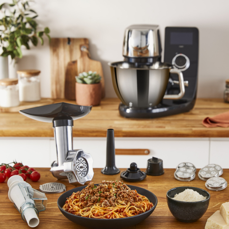 Set 5 accesorii Tefal Coach Meat & Pasta XF651038, pentru tocat carnea, preparare de Kebbe si carnati, coulis, paste si biscuiti [3]