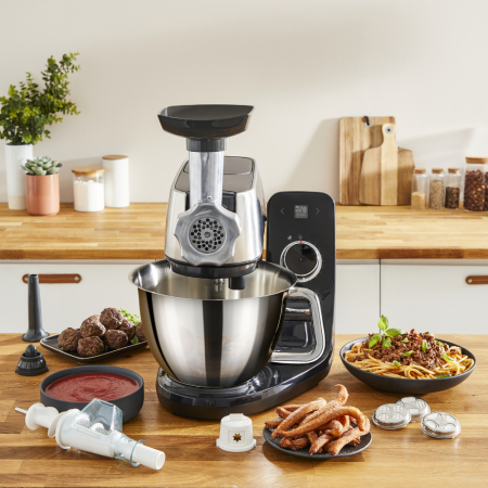Set 5 accesorii Tefal Coach Meat & Pasta XF651038, pentru tocat carnea, preparare de Kebbe si carnati, coulis, paste si biscuiti [2]