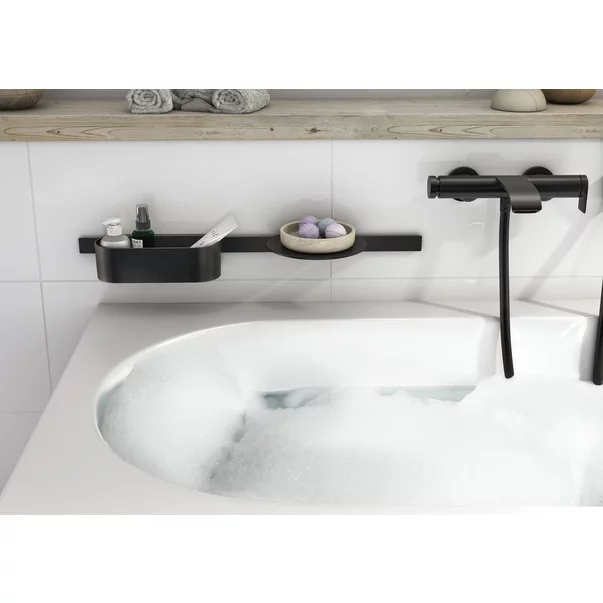 Set accesorii Hansgrohe AddStoris negru mat 3 piese [1]