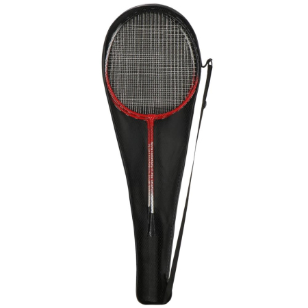 Set badminton 9 piese, 2 rachete metalice, 6 fluturasi si husa, 66 cm, multicolor [18]