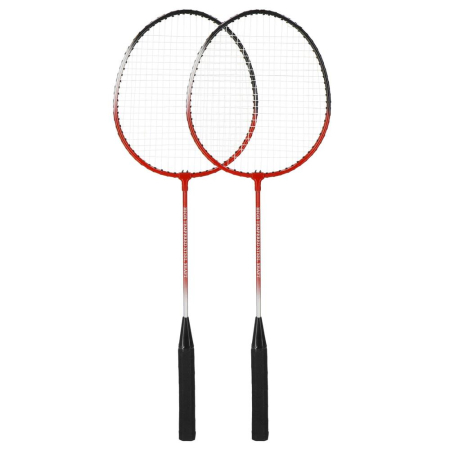 Set badminton 9 piese, 2 rachete metalice, 6 fluturasi si husa, 66 cm, multicolor [10]