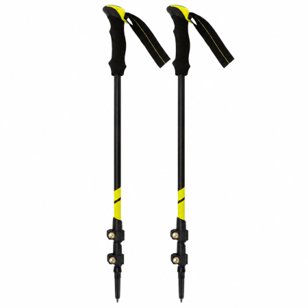 Set bete trekking reglabile 62-135 cm, aluminiu, cu accesorii si husa, negru si verde [8]