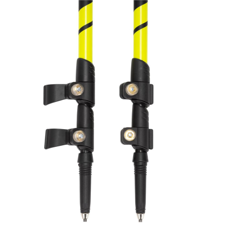 Set bete trekking reglabile 62-135 cm, aluminiu, cu accesorii si husa, negru si verde [13]