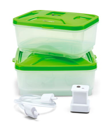 Ustensile bucatarie - Set caserole VacuPack XA258010 Tefal pentru aparatul de vidat VacuPack Plus Tefal  VT2560 