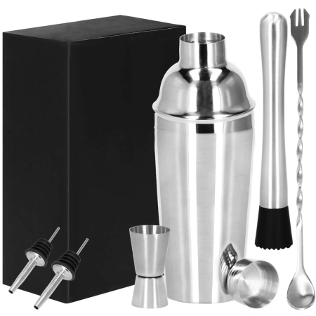 Set Cocktail Shaker Kit pentru barmani 750ml, KI14, 6 piese [16]