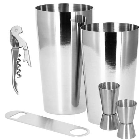 Set Cocktail Shaker Kit pentru barmani 750ml, KI16, 14 piese [5]