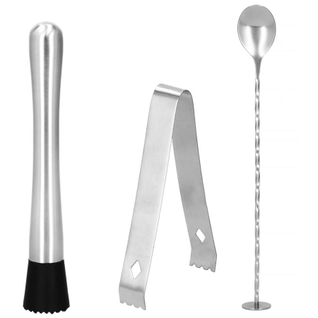 Set Cocktail Shaker Kit pentru barmani 750ml, KI16, 14 piese [6]