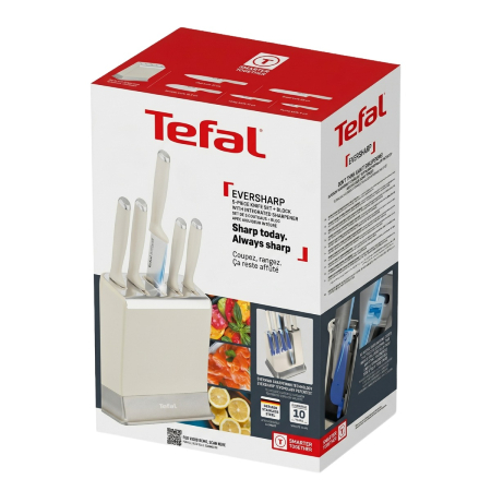 Set cutite Tefal EverSharp K2979644, 5 piese, cutitul bucatarului 20 cm, cutit pentru paine 20 cm, cutit Santoku 16.5 cm, cutit universal 12 cm, cutit [23]