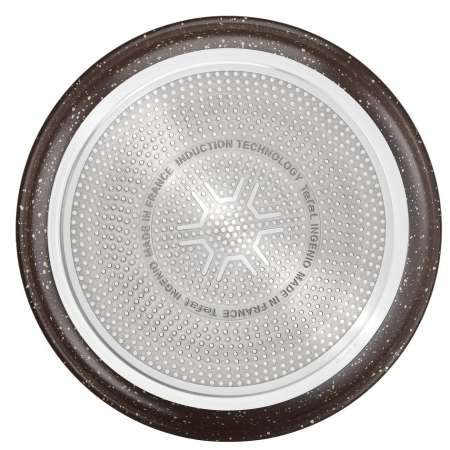 Set de 15 piese Ingenio Extreme L6789102, inductie, maner detasabil, invelis  Mineralia, Tehnologia Thermo-Spot™, tabacco marble [3]