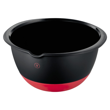 Set de 2 boluri Tefal Ingenio+ K198S234, plastic, margine pentru turnare, manere ergonomice, compatibilitate cu masina de spalat vase, negru & rosu [16]