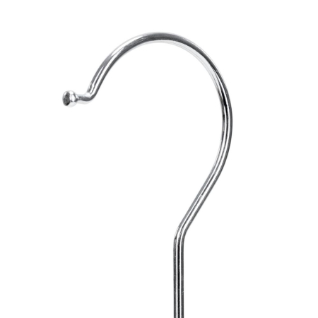 Set de 20 de umerase pentru haine, din velur, cu carlig rotativ, 45x23 cm, ecru [9]