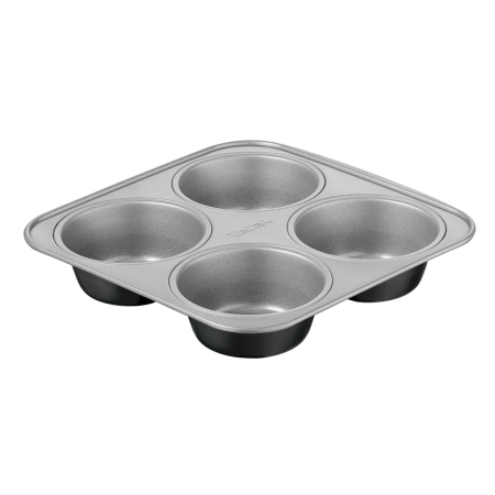Set de 3 accesorii Tefal Dail'Easy J701S344 pentru friteuze de 4.6 L, invelis antiaderent, otel carbon, tava perforata cu manere si 2 forme, negru & g [8]