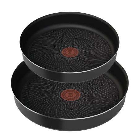 Set de 3 piese Tefal Ingenio Generous Cook L3129053, tigaie de 22/26 cm, maner detasabil, indicator Thermo Signal, invelis antiaderent Titanium [2]