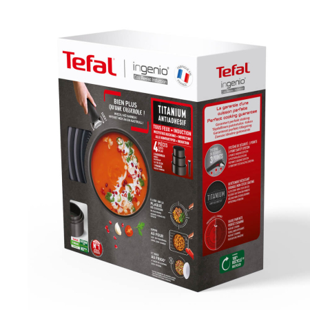 Set de 4 piese Tefal Ingenio Eco Resist L3979202, cratita de 16/18/20 cm, maner detasabil, indicator Thermo-Signal, compatibil cu inductia, inve [8]