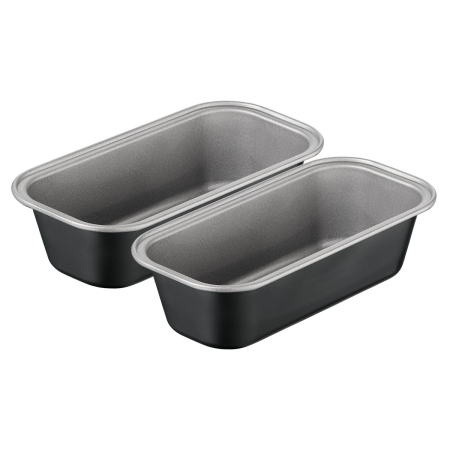 Set de 5 accesorii Tefal Dail'Easy J701S544 pentru friteuza de 4.6 L, invelis antiaderent, otel carbon, tava perforata cu manere, tava si 3 forme, neg [20]