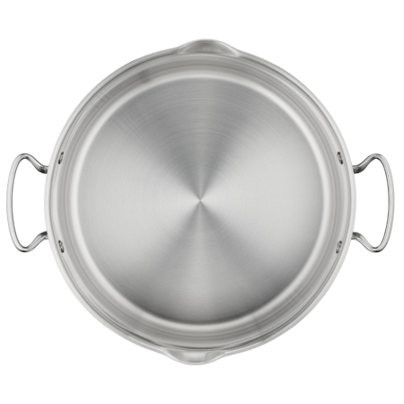 Set de 6 piese Tefal Duetto+ G719S655, oale cu capac de sticla 20 / 24 cm, cratita cu capac de sticla 16 cm, inox, inductie, inox, manere nituite [2]