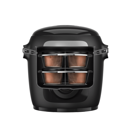 Set de 8 recipiente de sticla cu capac si suport Tefal XA6140E0, compatibile cu aparatul de gatit multicooker Tefal Cook4me, seriile CY85xx, CY91xx [2]