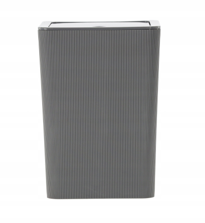 Set de accesorii pentru baie din plastic, 5 piese, gri [4]