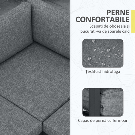  Set de Conversatie din 4 Piese pentru Terasa [4]