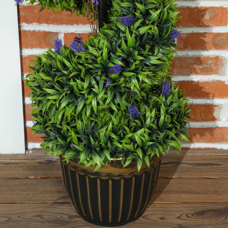  Set de Doua Arbori Artificiali de Lavanda 90cm [8]