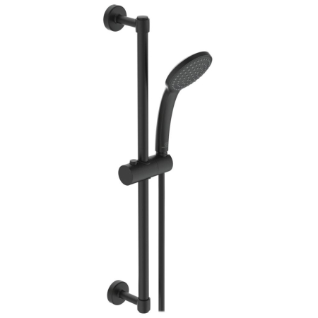Baie - Set de dus Ideal Standard IdealRain Soft negru mat 1 functie si bara 60 cm