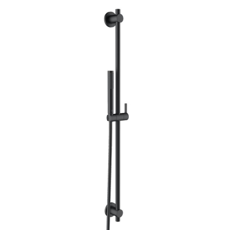 Baie - Set de dus Kludi Nova Fonte Puristic negru mat cu bara 90 cm