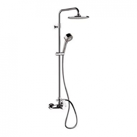 Set de dus Remer W37AEC20, coloana telescopica, para de dus 20cm, para de mana cu 3 functii, ABS cromat [1]