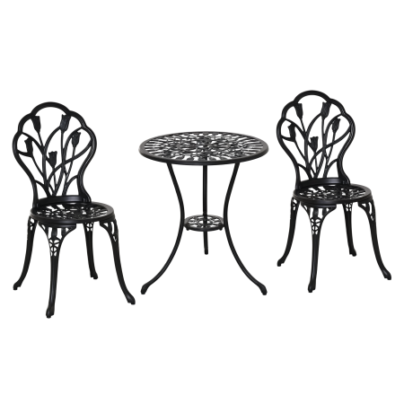 Gradina & balcon -  Set de Gradina 3 Piese din Aluminiu, Set Exterior