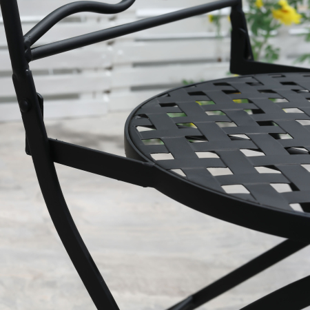  Set de Gradina cu Mozaic de 3 Piese, din Metal, Verde [7]